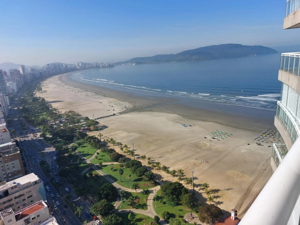 Book Santos - Unlimited 3202 - 2 quartos alto padrão vista mar