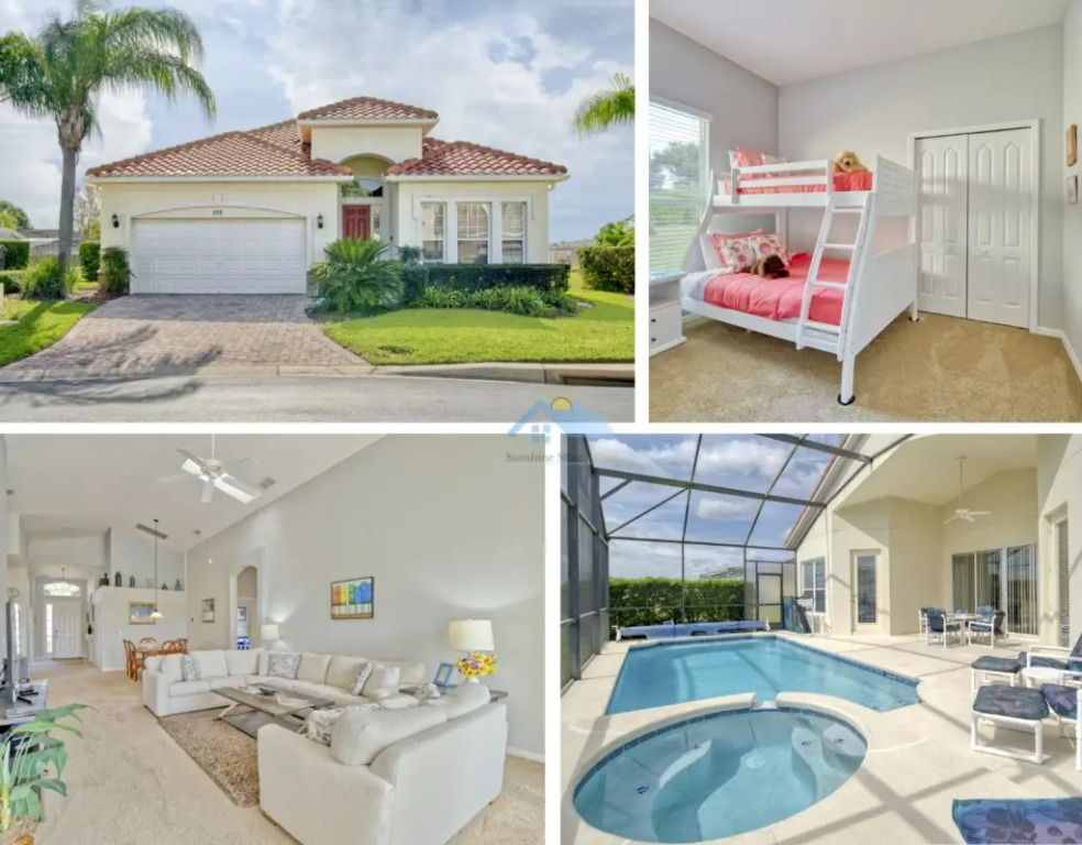 Gorgeous 5 bed with south facing pool, Davenport, US
