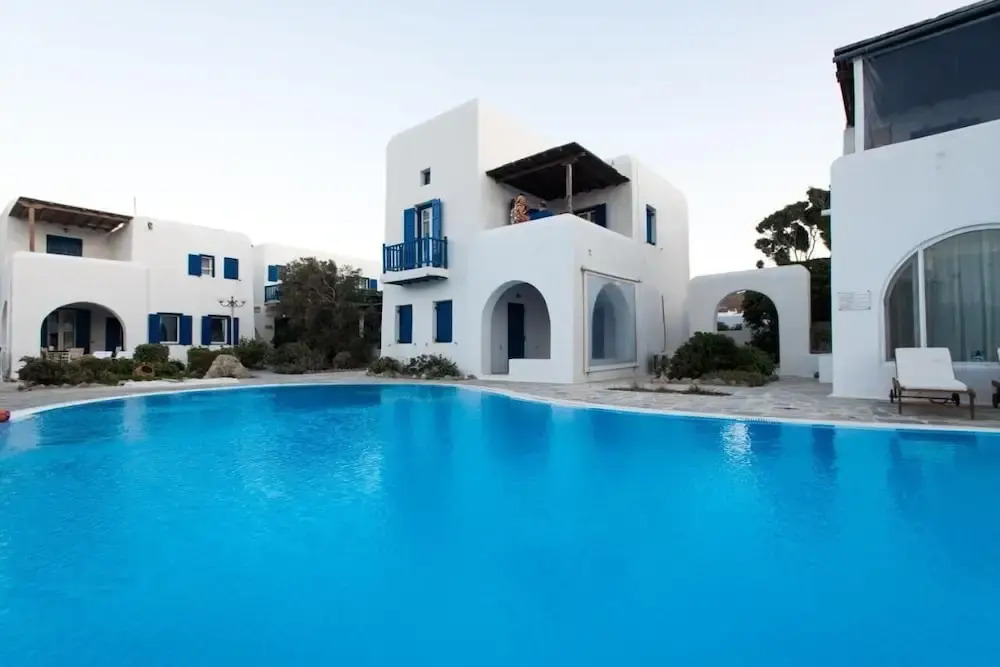 Glamorous 2BR Villa in Ornos w Sea View