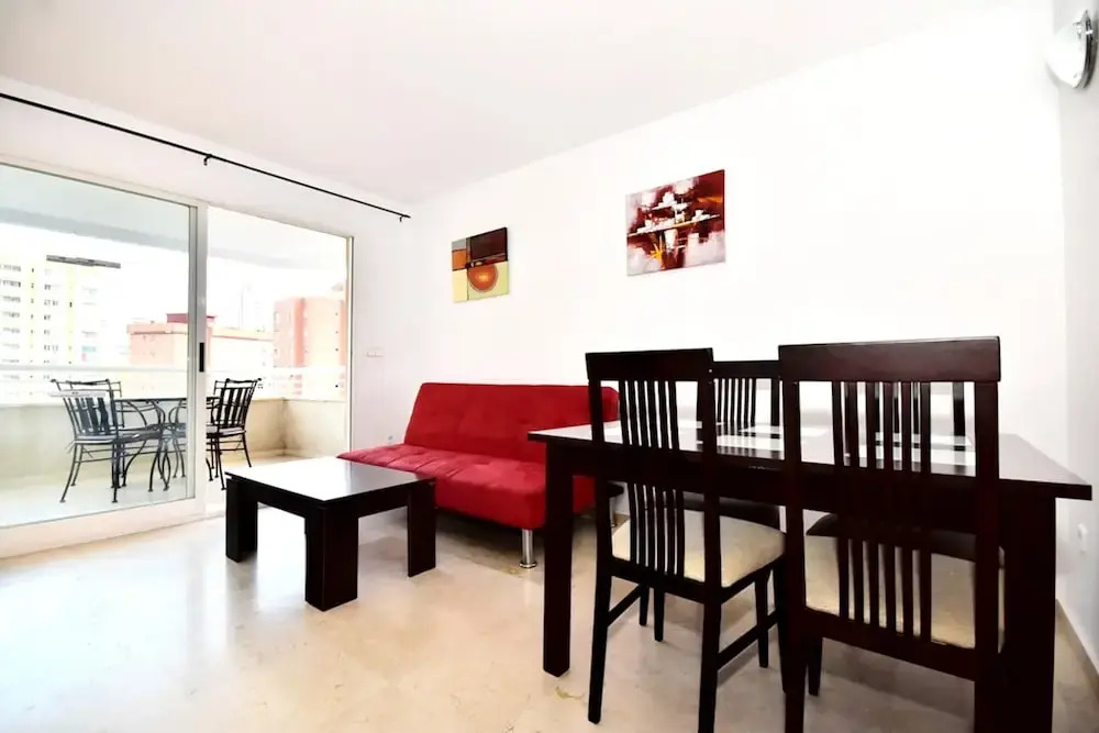 Apartment with One Bedroom in Benidorm, with Wonderful Sea View, Pool Access And Terrace - 700 M From the Beach