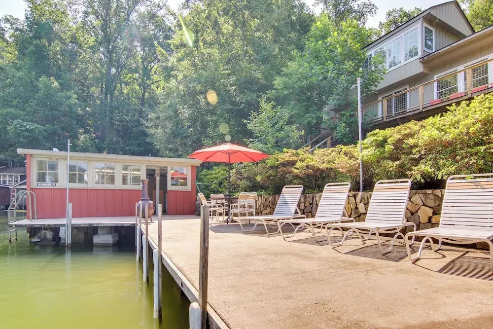 Lake Lure Getaway w/ Docks & Scenic Views!