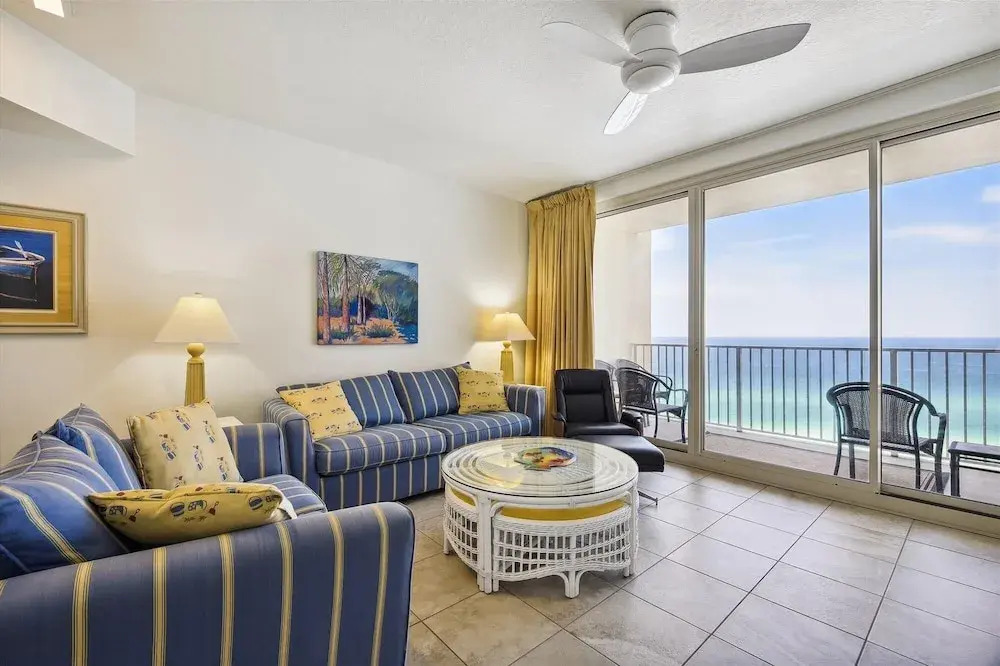 Shores of Panama 1717 - 1 Bedroom + Bunk room . Gulf-Front with Oversized Balcony! 1 Condo by RedAwning