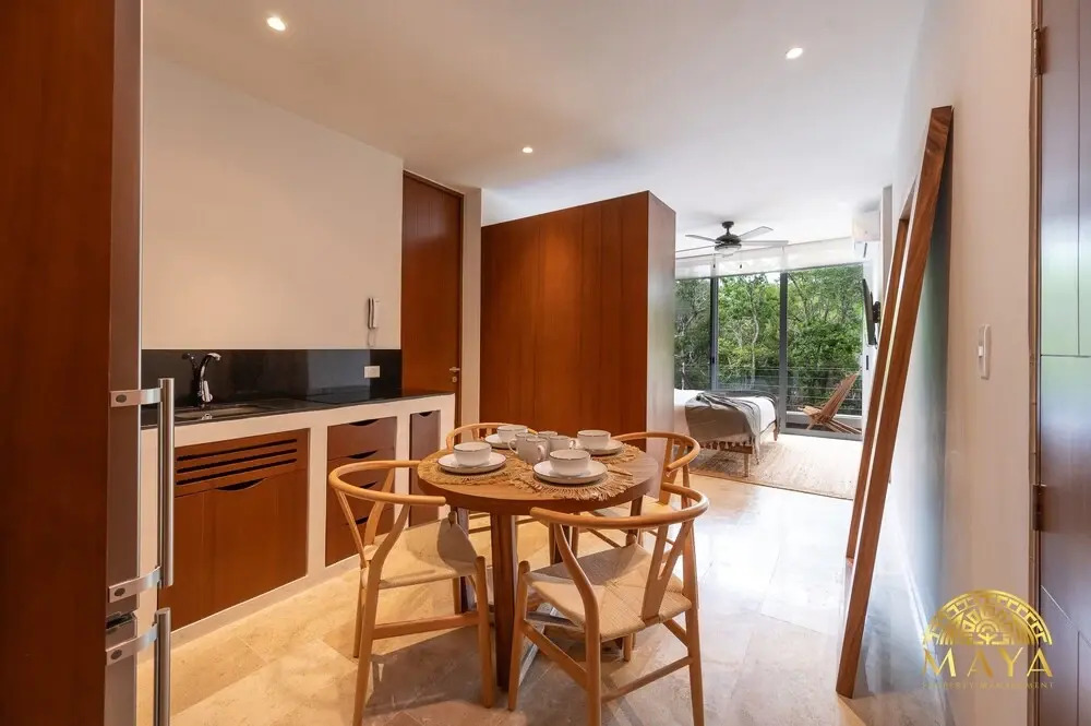 NHOA 207B Lux 1BR Condo Pool View in Aldea Zama