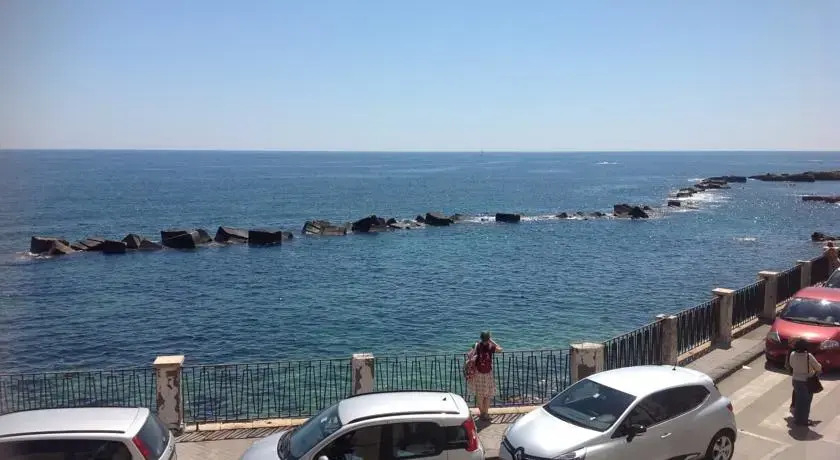 Sunny Flat and Blue Sea