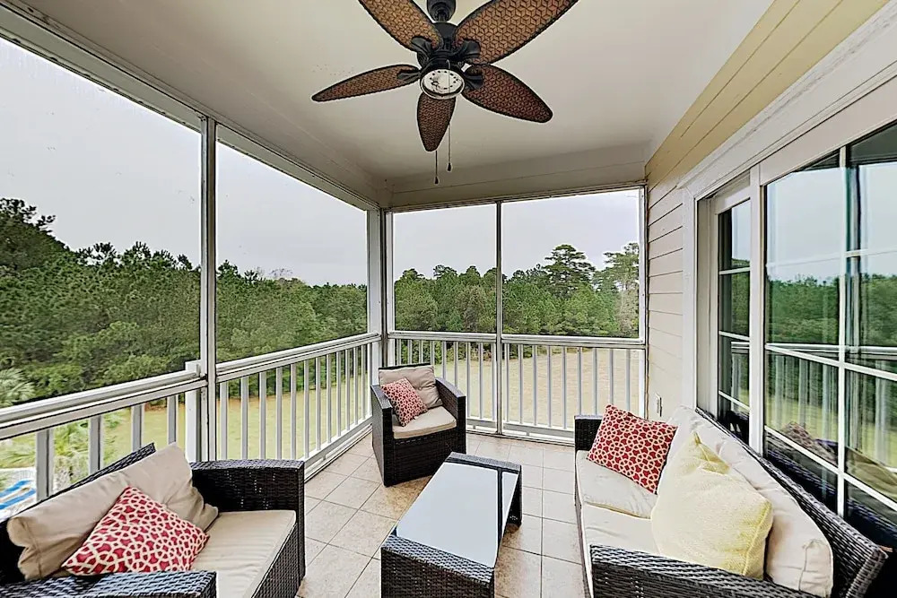 New Listing! Beach Bliss W/ Porch & Pool 3 Bedroom Condo