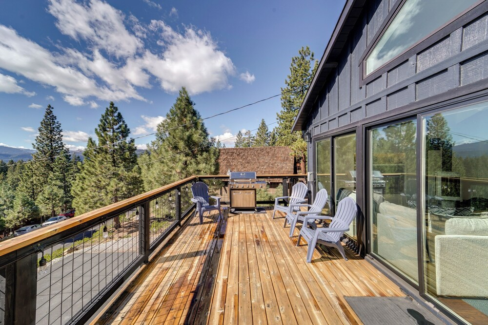 Steps to Beach: Family Home w/ Views in Tahoe City