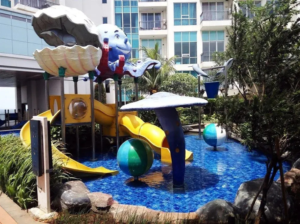 Family Studio Room at Ancol Mansion Apartment By Travelio