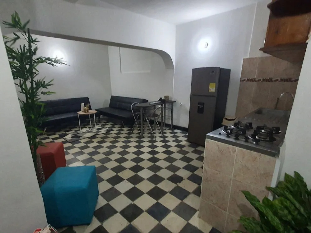 1CM-1 Apartamento en Cartagena en la Ciudad Antigua con Aire Acondicionado y WiFi