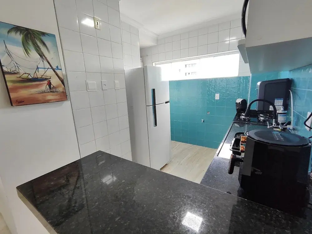 Apartamento 2 suítes lindo e vista mar
