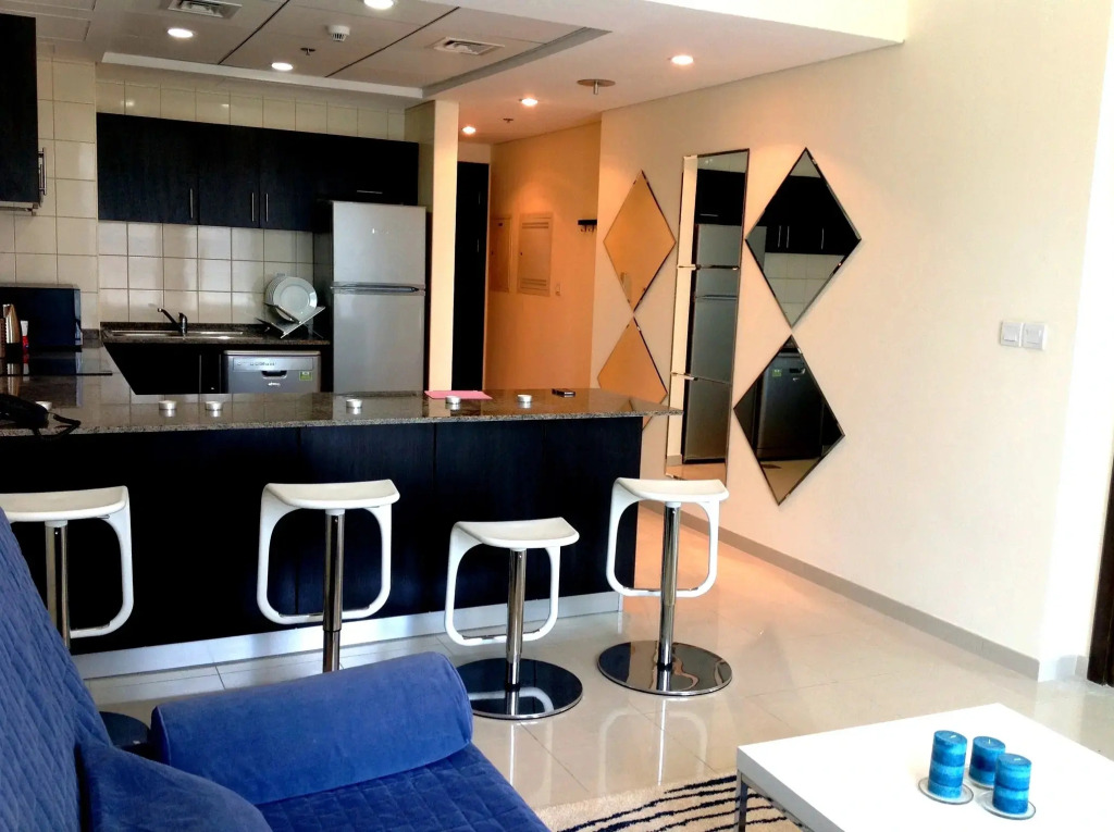 Апартаменты 1BR Dubai Marina View 7 Min from Beach