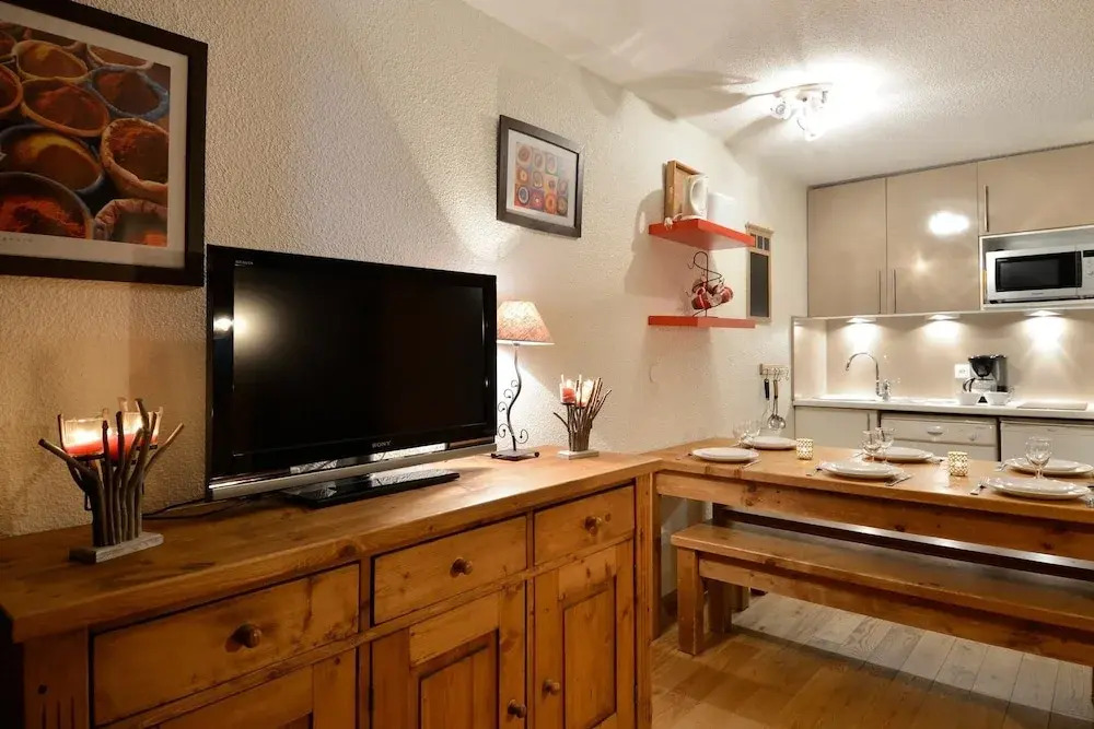 Belle Plagne 3 Rooms Apartment 6 People of 36 m2, on the Slopes And105
