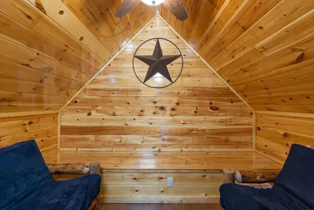 A View for All Seasons Luxe Smoky Mountain Cabin With Hot Tubs Game Room