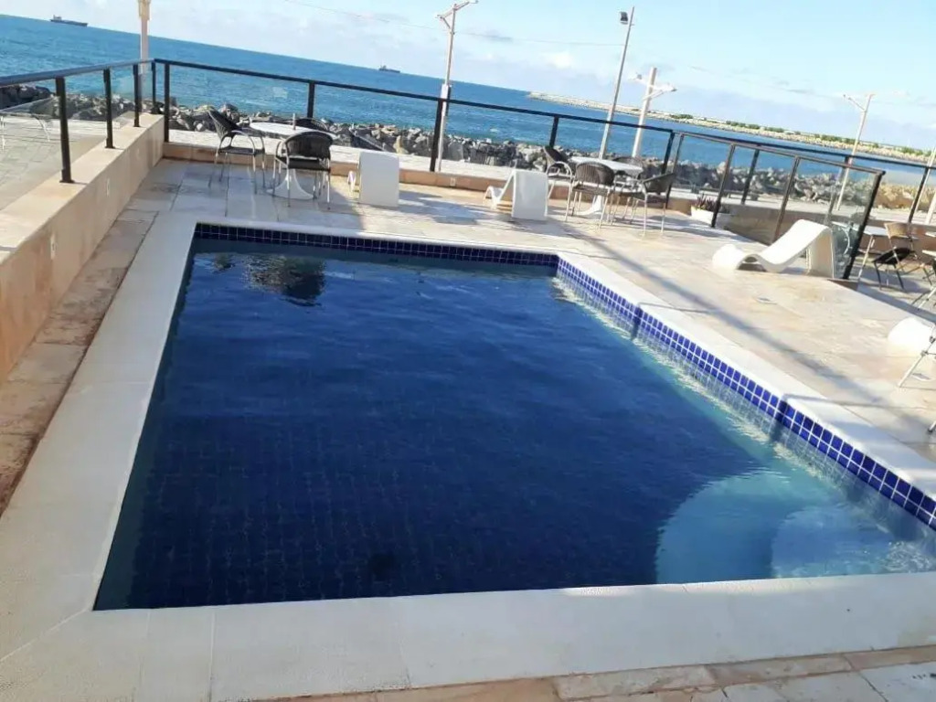 401 Lindo Flat mobiliado com VISTA TOTAL MAR na Praia de Iracema