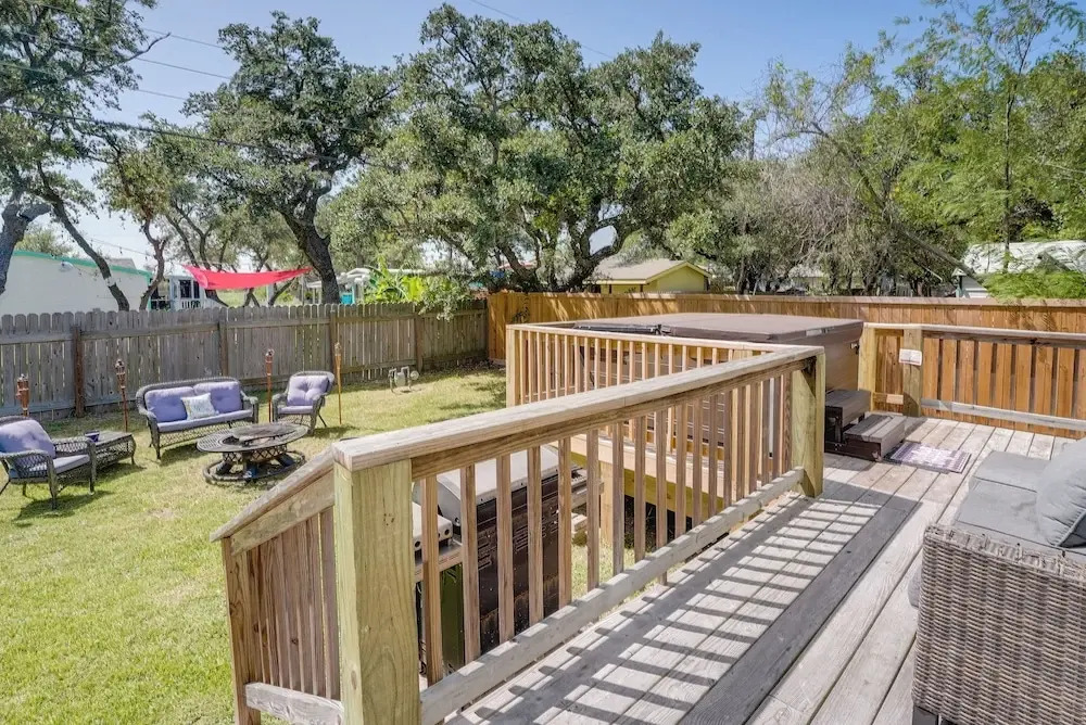 Rockport Vacation Rental w/ Hot Tub & Fire Pit!