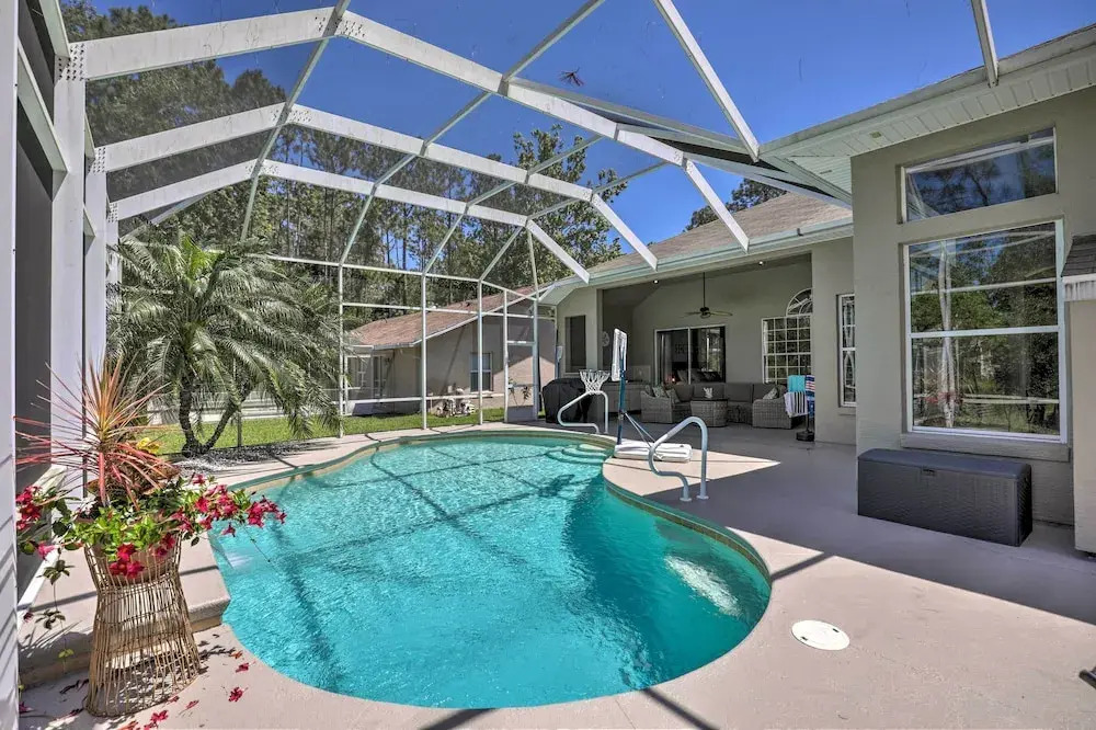 Upscale Palm Coast Home w/ Pool: 7 Mi to Beaches!