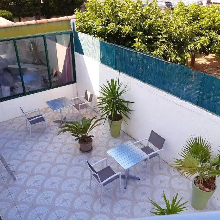 Studio a Palavas les Flots a 40 m de la plage avec terrasse amenagee et wifi