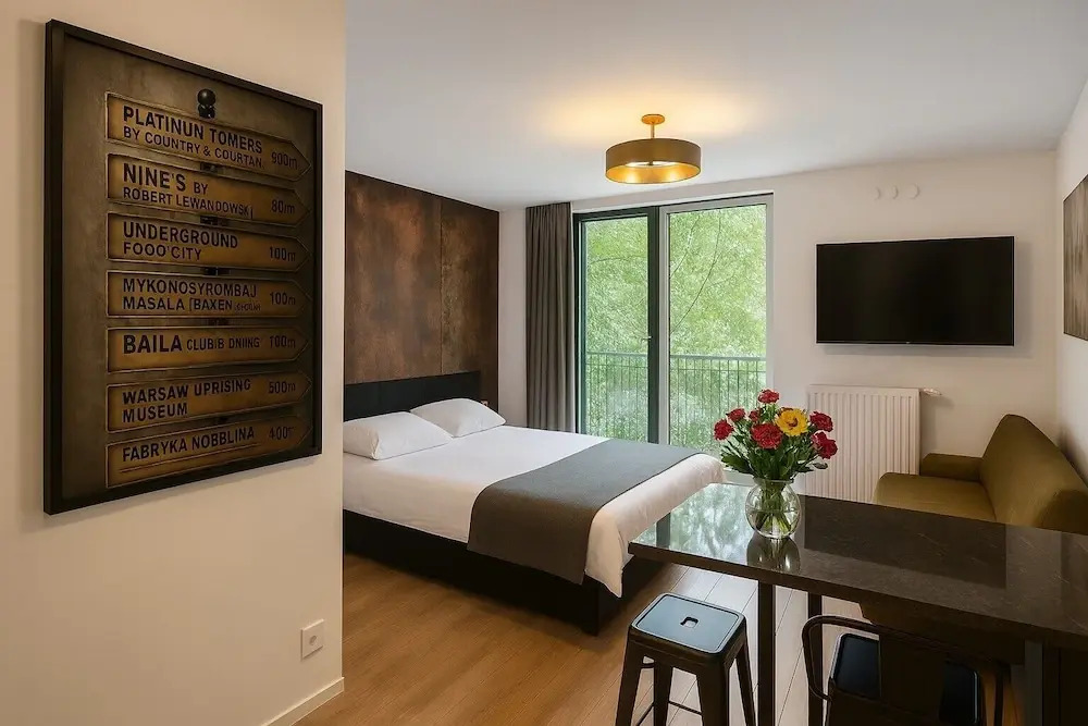 LUX City Center Browary Warszawskie Apartments by Noclegi Renters