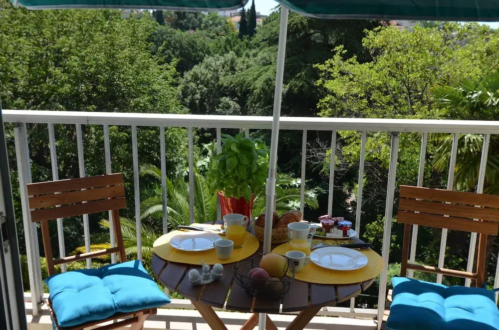 Large studio 4 persons with balcony Valrose district in Nice