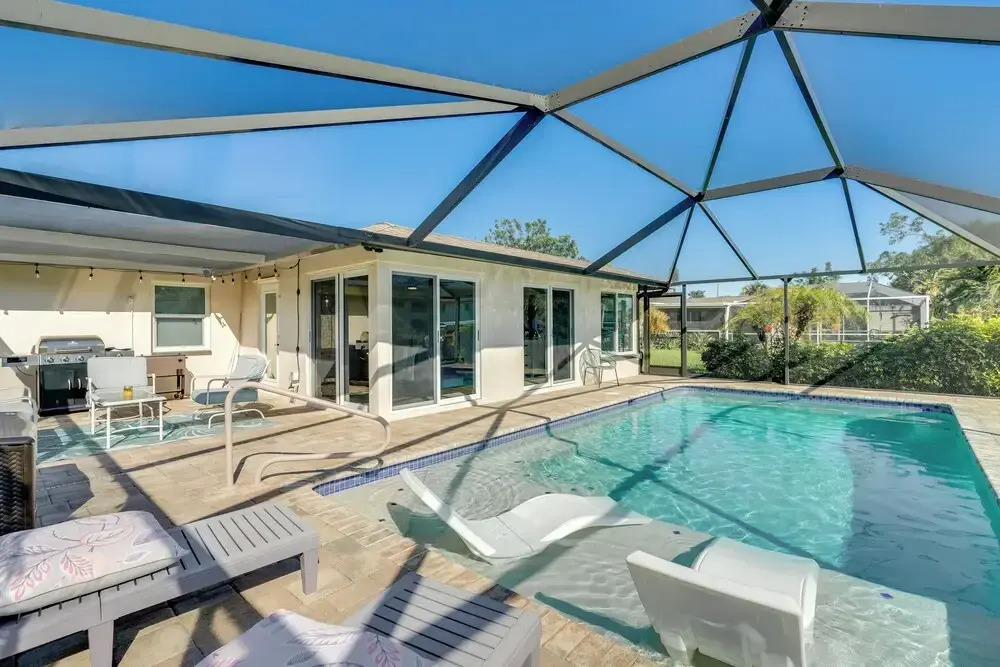 Canal Access! Pet-friendly Cape Coral Group Escape