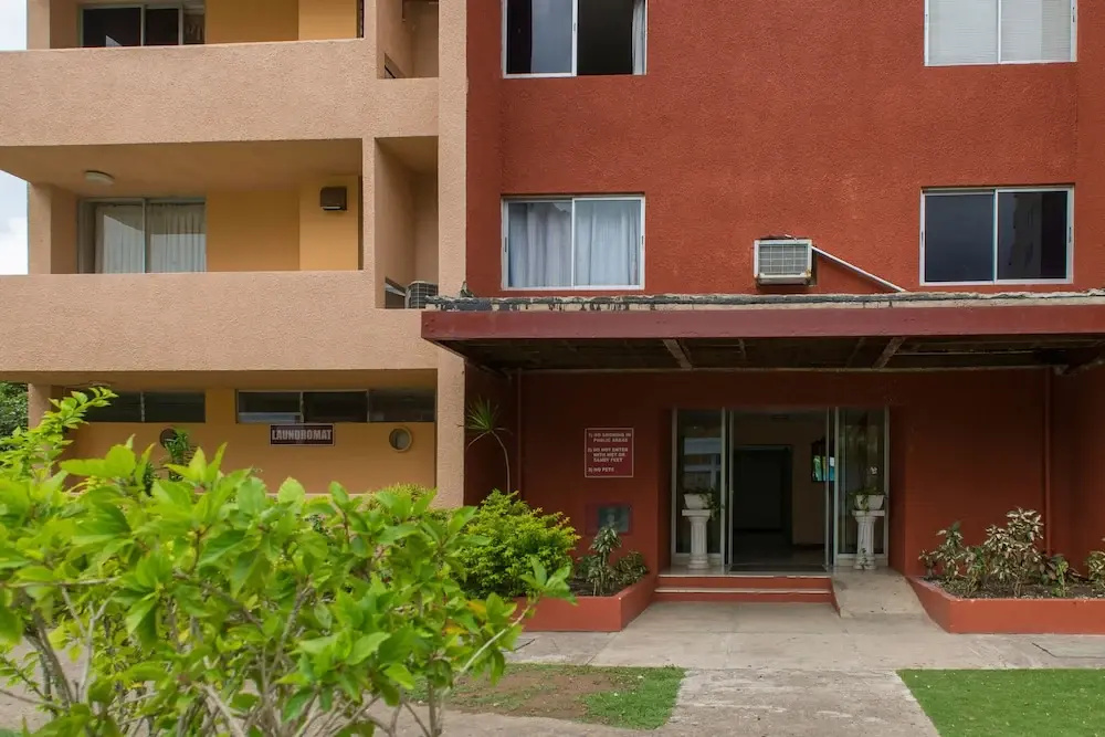 Beach-side condos at Turtle Beach Towers