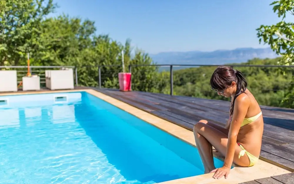 Villa With 4 Bedrooms in Dobrinj, With Private Pool, Furnished Terrace