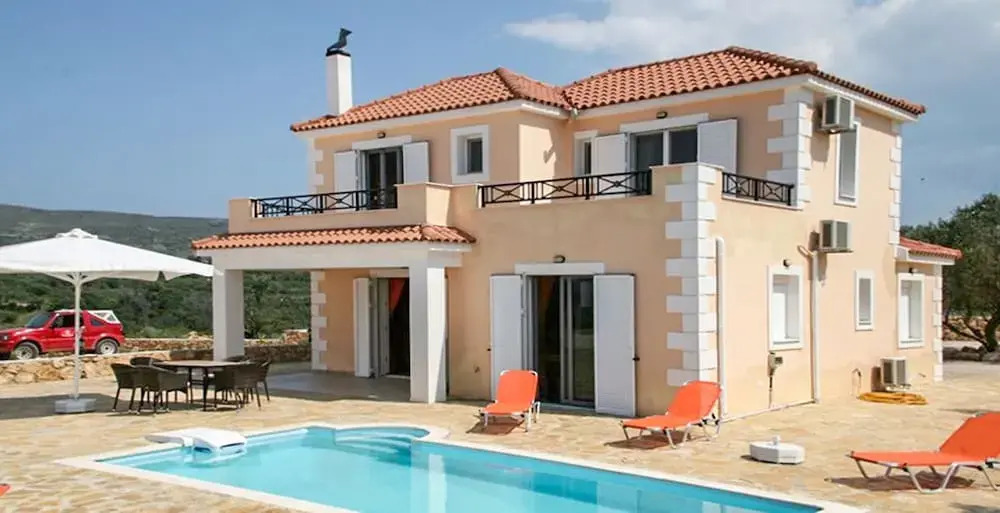 Villa With 3 Bedrooms in Lixouri, With Wonderful sea View, Private Poo