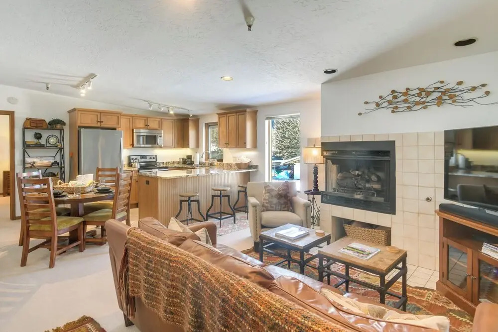 Mtn-view Balcony! Walkable Ketchum Condo