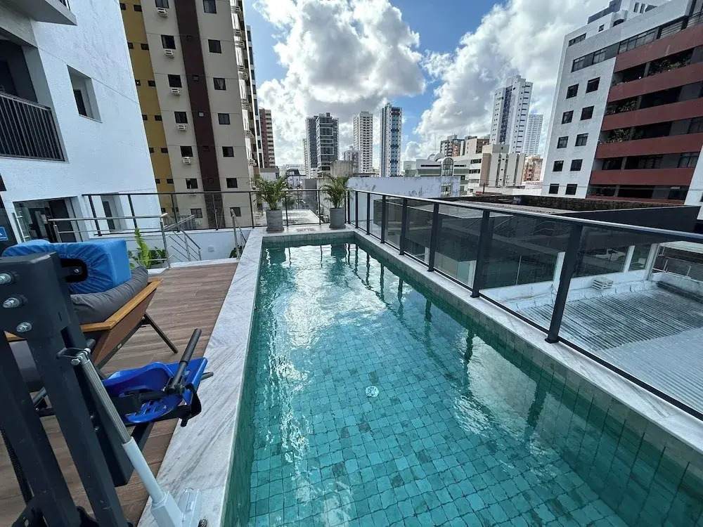 Simple Smart By Xtay - Estúdios completo com piscina, academia e próximo ao Manaíra Shopping