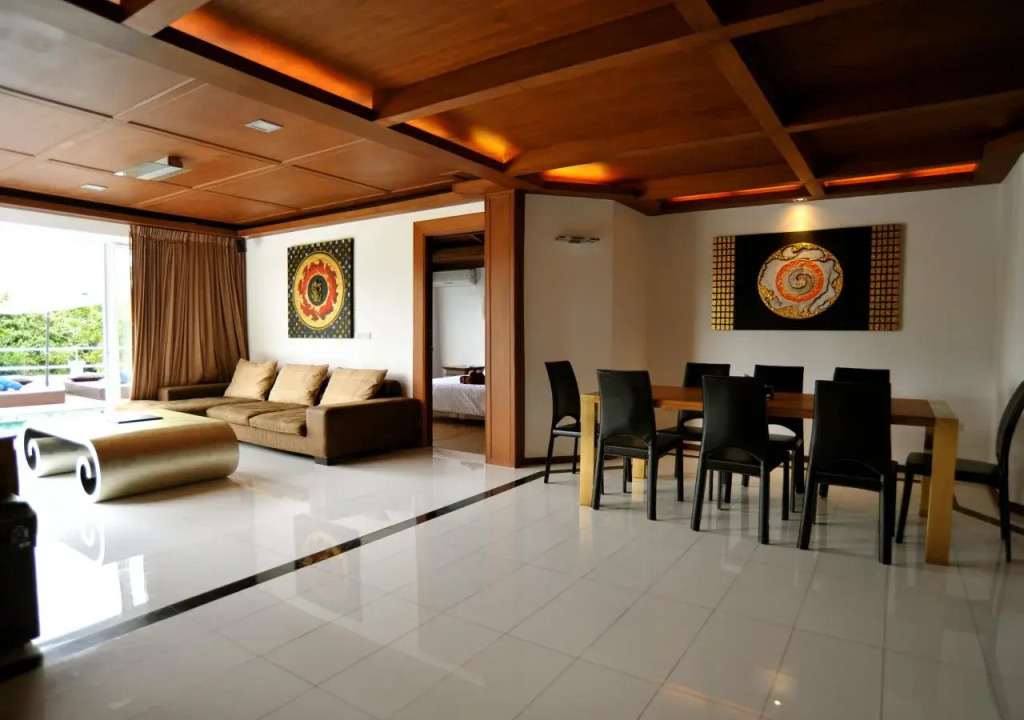 Thai Villa Melitta Bangrak Bohput, Beach, Pool, SeaViews, 6-enSuite, Full Villa, Luxury, AAA Location Koh Samui