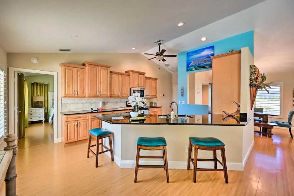 House w/ Heated Pool & Grill - Walk to Beach!