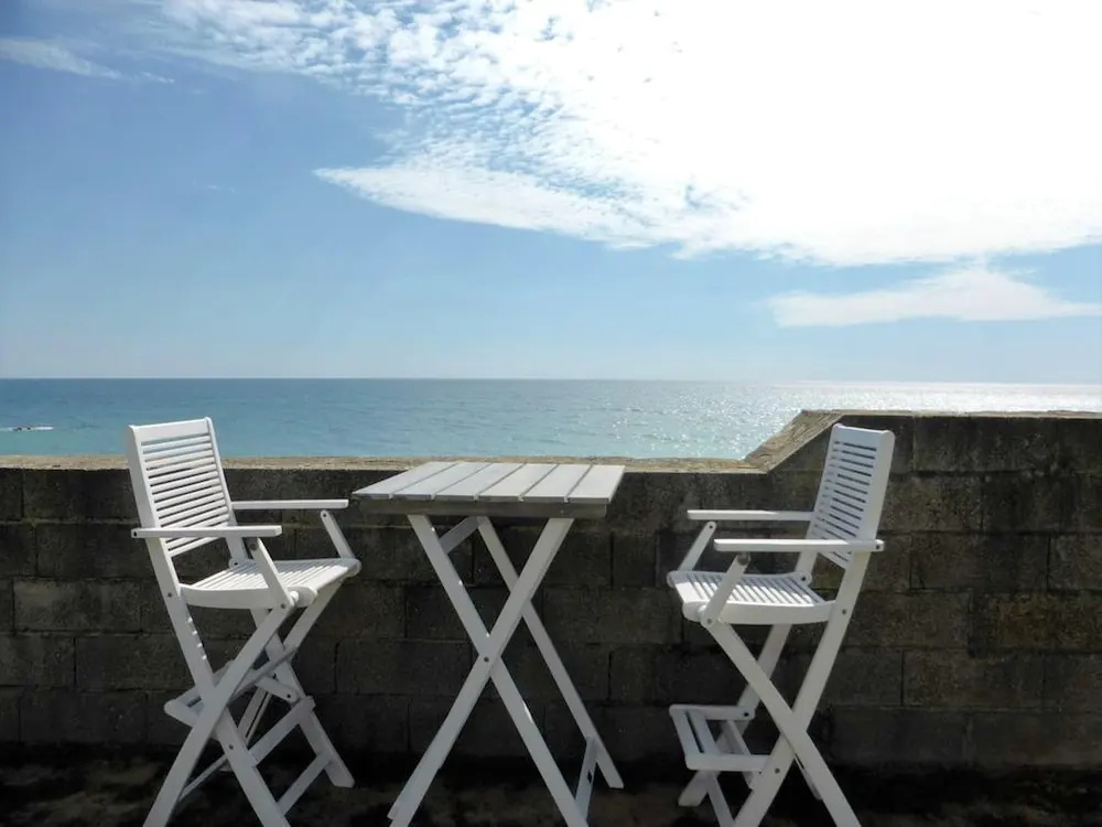 House With 3 Bedrooms in Plozévet, With Wonderful sea View, Furnished Garden and Wifi
