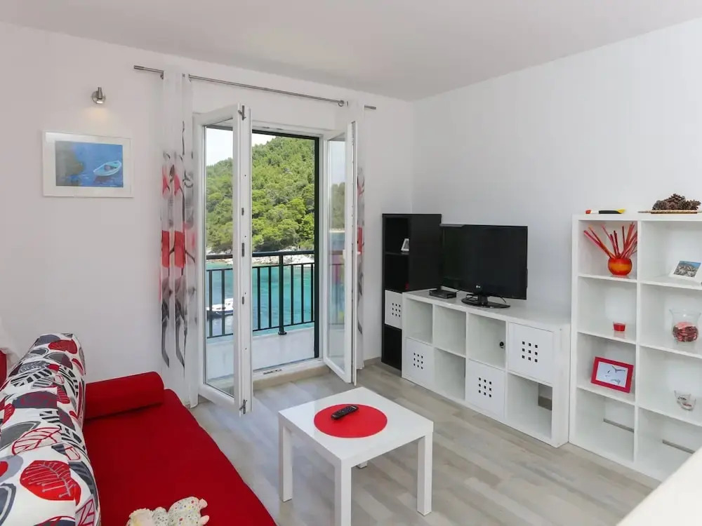 Apartments Posta - Deluxe One-bedroom Apartment With Balcony and Sea View - Apartman 8