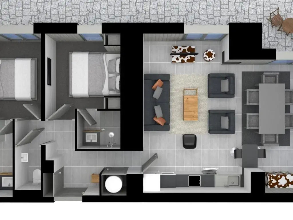 Appartement Courchevel 1650, 3 pièces, 6 personnes - FR-1-563-8
