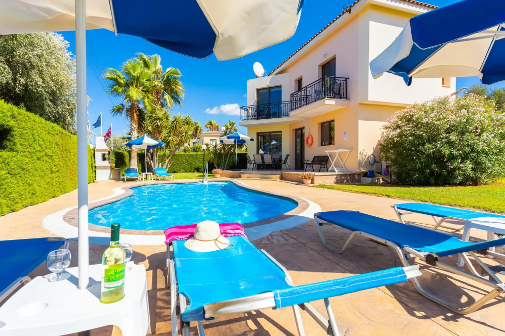 Villa Georgios Large Private Pool Walk to Beach Sea Views A C Wifi Eco-friendly - 2503