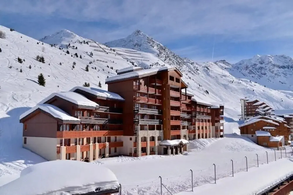 Belle Plagne Open Plan Studio Cabine on Slopes for 4 People of 27 m² Th515