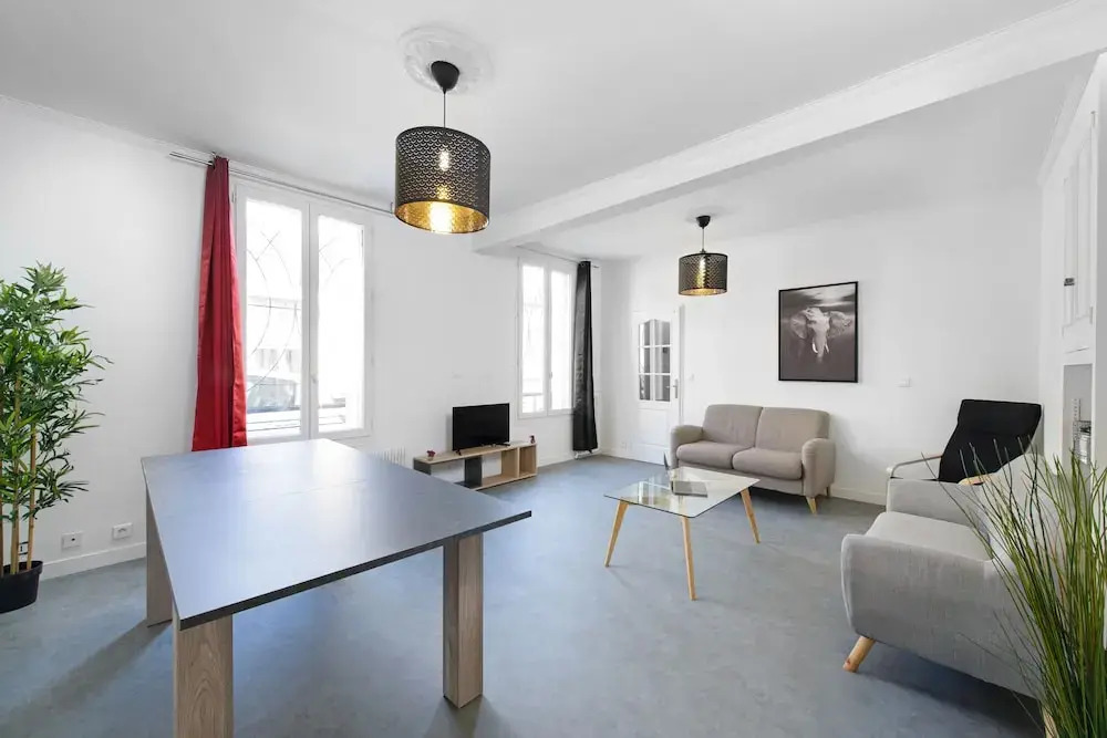 T3 6persons at 5 min from Porte de Paris