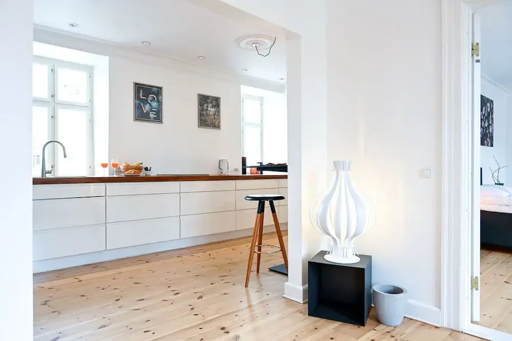 Fantastic Duplex Apartment with Modern Danish Design Furniture