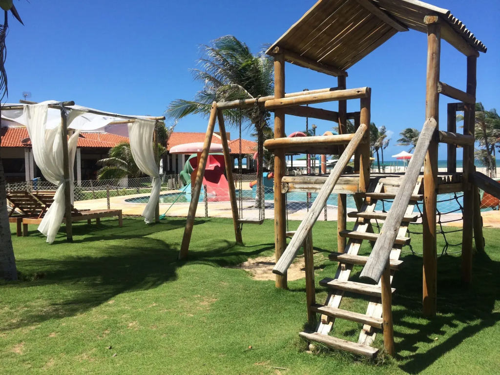 Jangadeiro Praia Hotel Resort - Parque Aquático e Pé na Areia