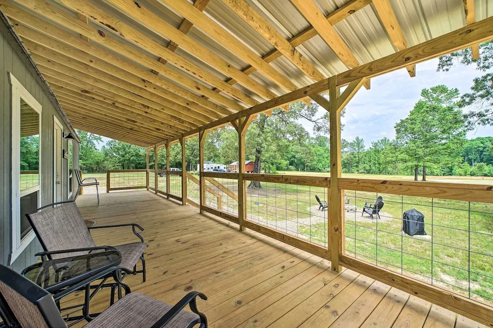 Broken Bow Cabin on 15 Acres w/ Stocked Fish Pond!