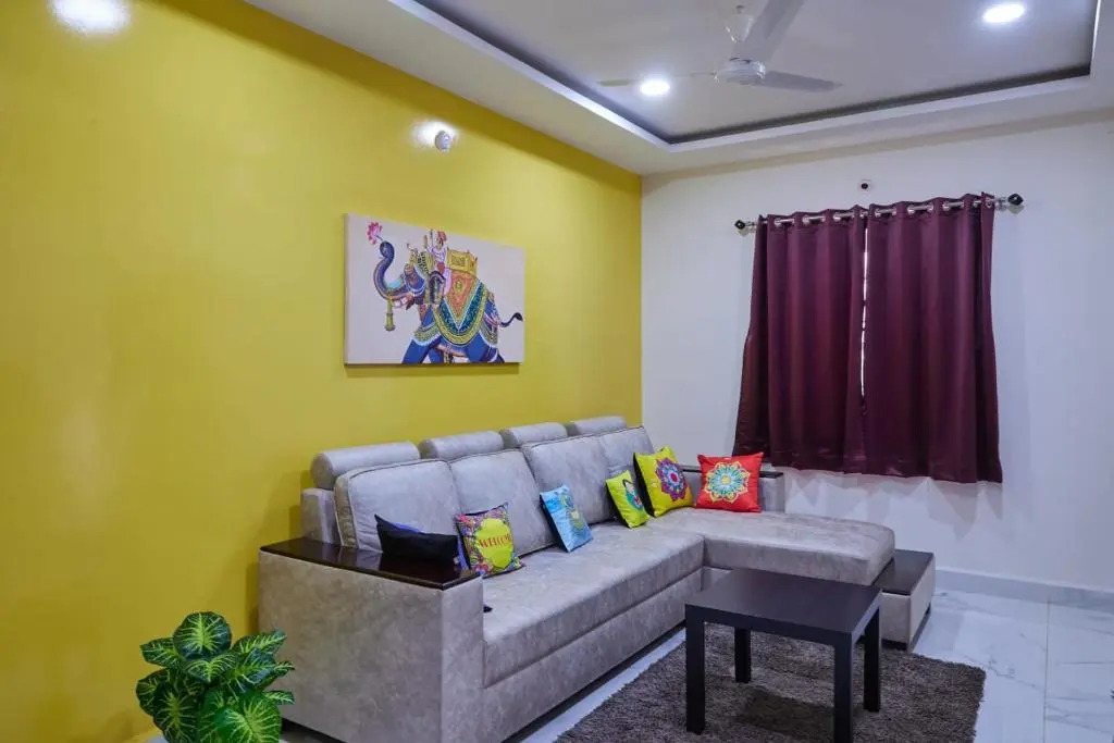 Chill place : 3 BHK with AC bedrooms and functional kitchen