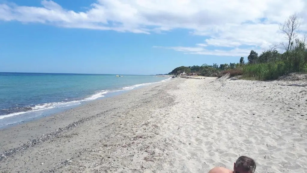 Résidence Les Marines de Moriani pieds dans l'eau duplex avec terrasses vue mer,6-8 pers