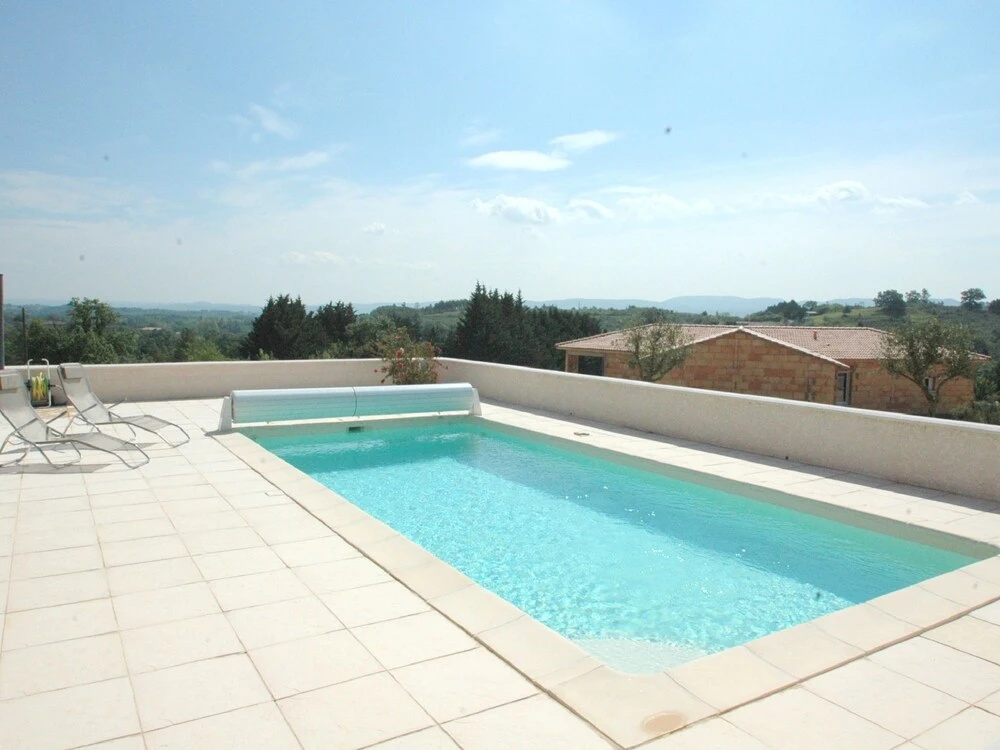 Serene Holiday Home in Les Mages With Balcony
