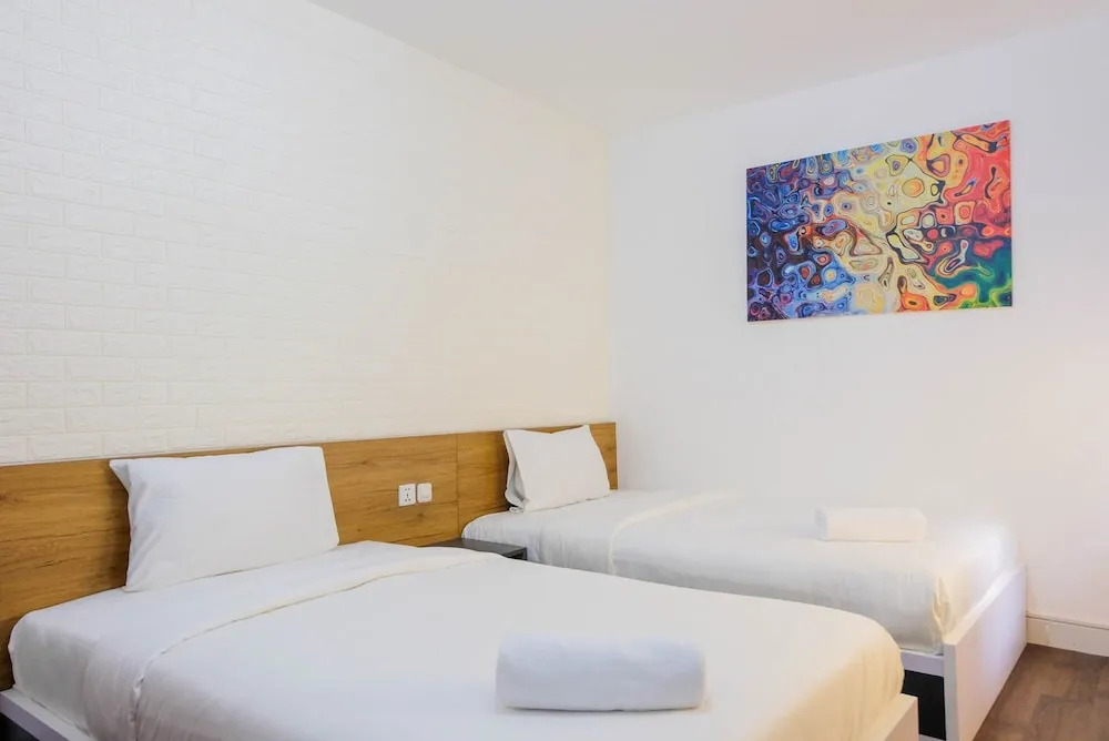 Studio Apartment with Twin Bed at Aeropolis Residence