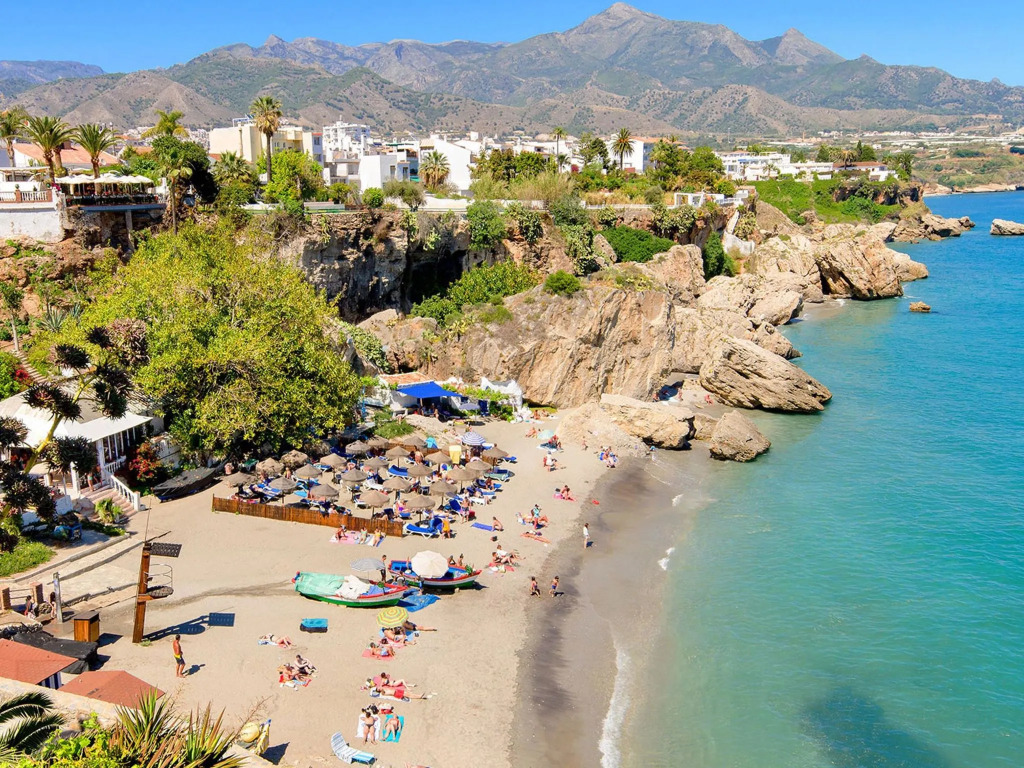 in Torrox Coast, front seaview