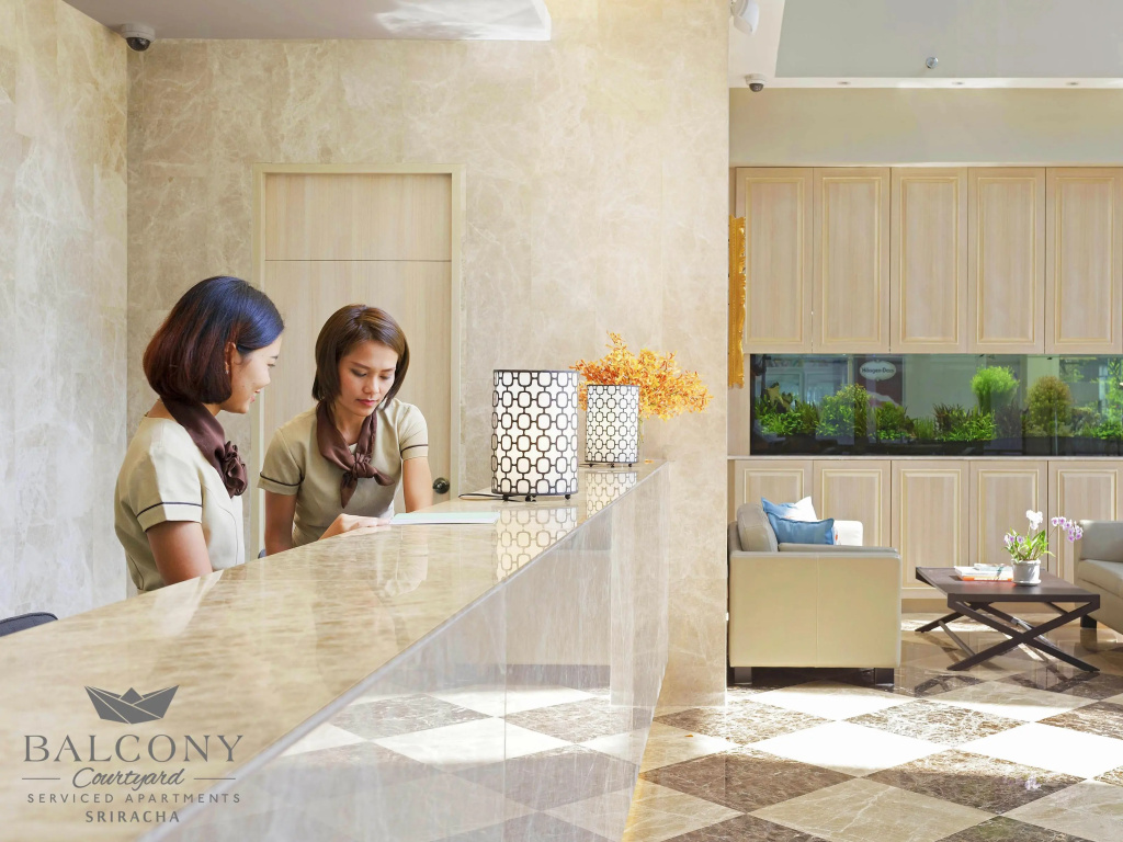Balcony Courtyard Sriracha Hotel & Serviced Apartments