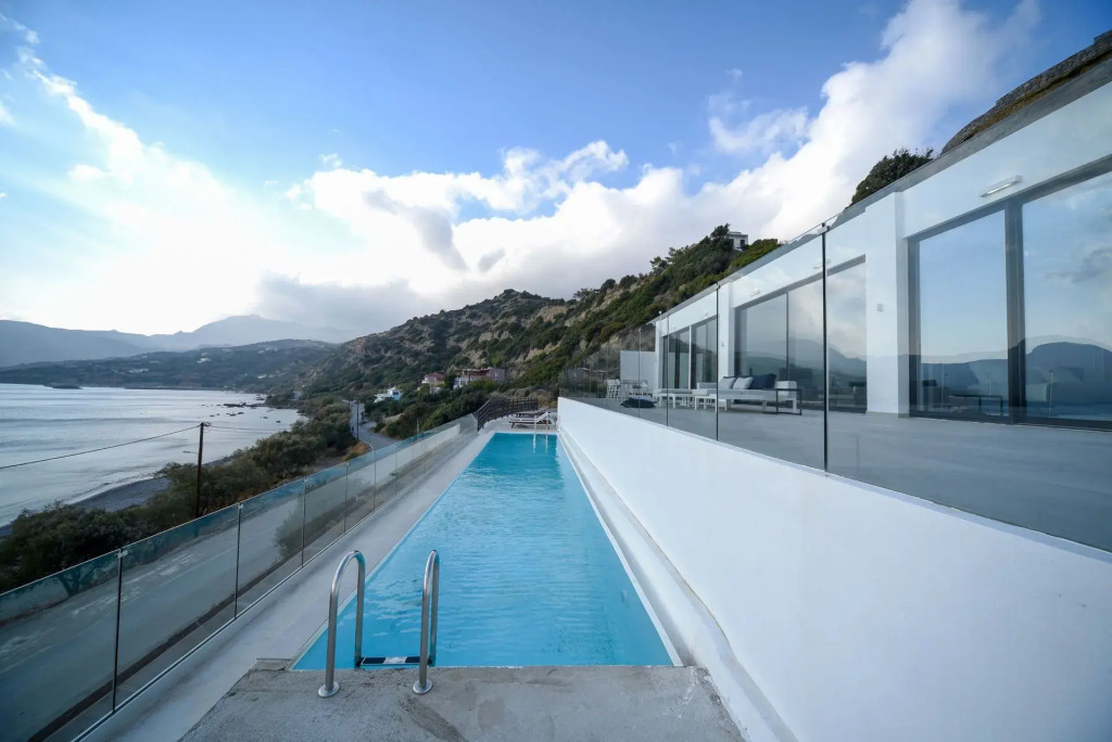 Villa Nostos Plakias beachfront sea view privet pool