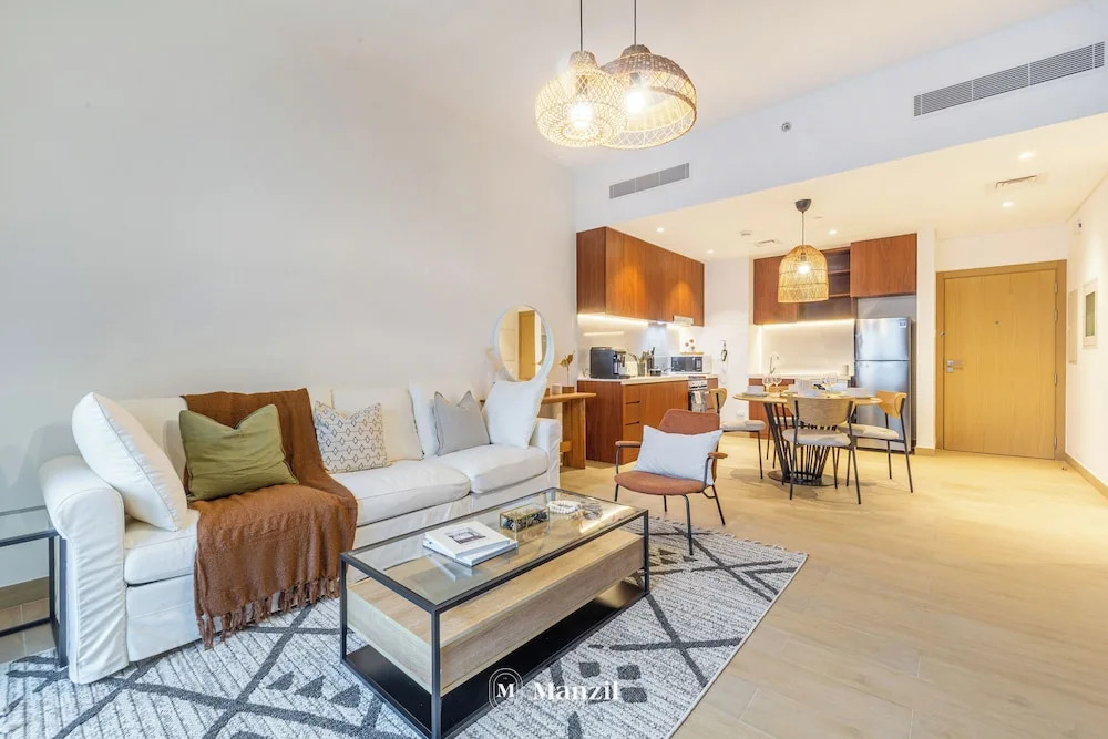 Manzil - 1BR | Near La Mer Beach | Pool & Sea View