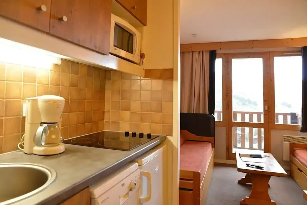 Belle Plagne Studio Cabine on Slopes 4 People of 23 mÂ² Cal405