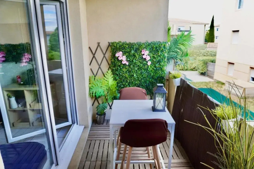 Studio dans résidence avec piscine