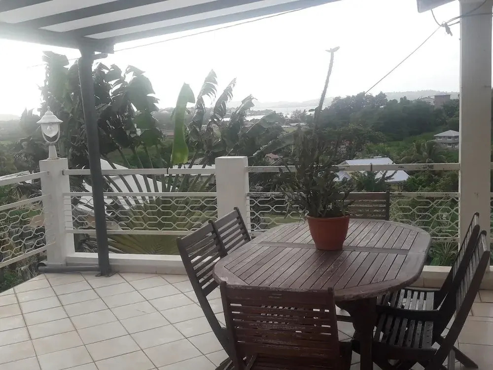 Apartment With 2 Bedrooms in Le Robert, With Wonderful sea View, Pool